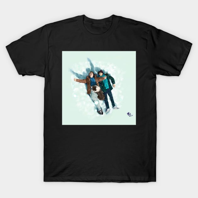 Heartstopper - snow T-Shirt by AAHarrison